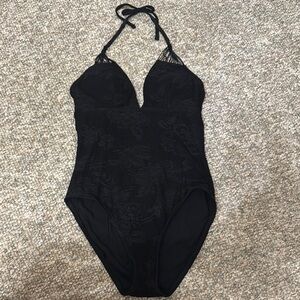 La Blanca Black One Piece Swimsuit